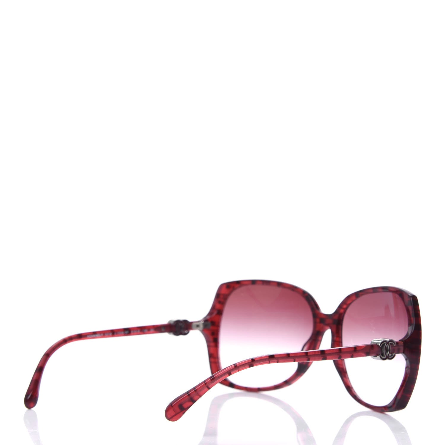 Chanel CC Sunglasses 5216 Red 4 of 4