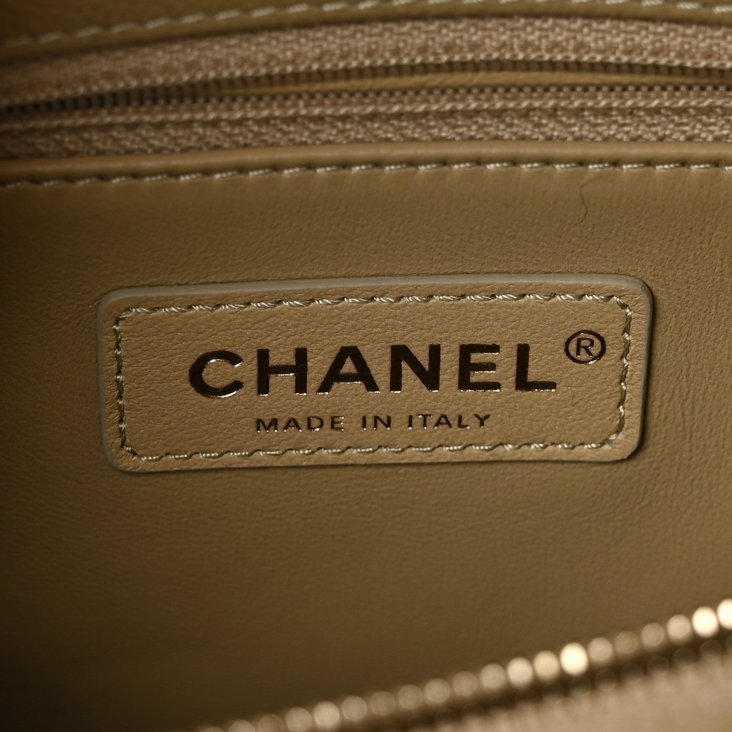 Chanel Caviar Lizard Embossed Quilted Small Coco Handle Flap Dark Beige 6 of 9
