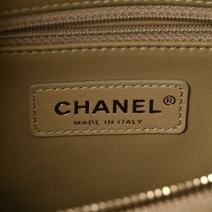 Chanel Caviar Lizard Embossed Quilted Small Coco Handle Flap Dark Beige 6 of 9