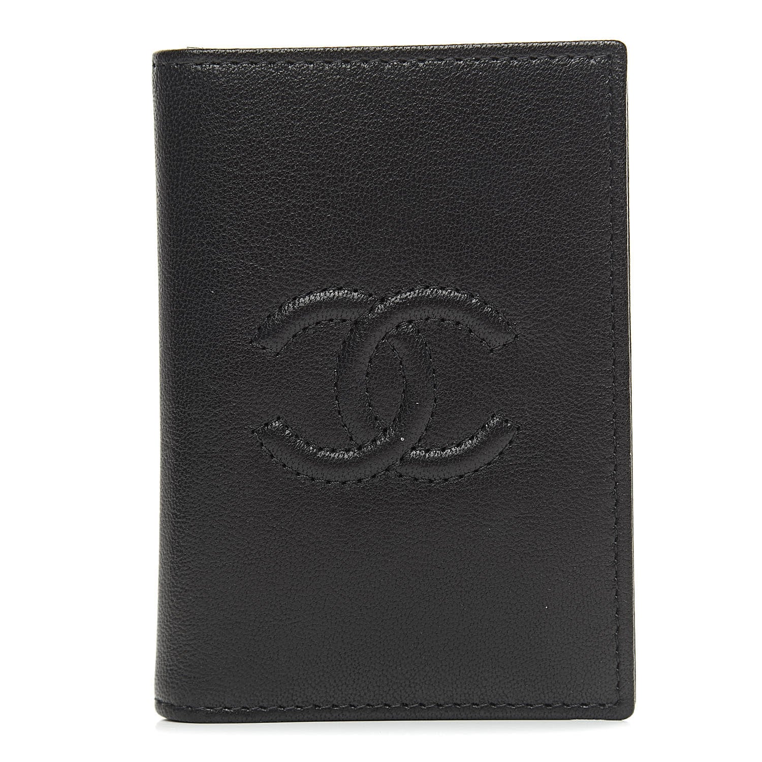 Chanel Lambskin Timeless CC Timeless Card Holder Wallet Black 1 of 9