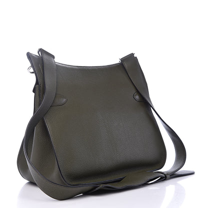 Hermes Taurillon Clemence Jypsiere 34 Vert Veronese 3 of 12
