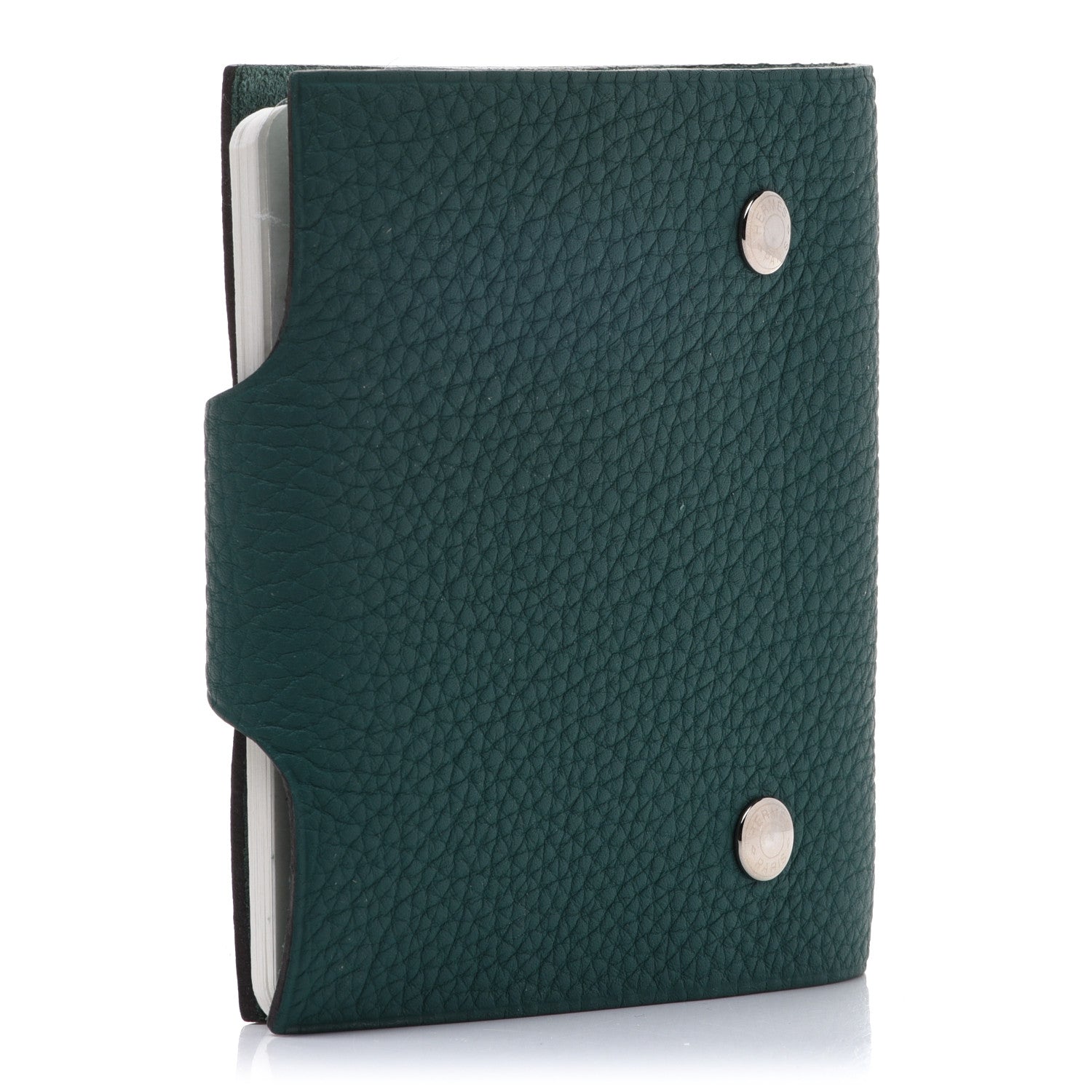 Hermes Togo Ulysse Mini Notebook Cover Malachite 3 of 10