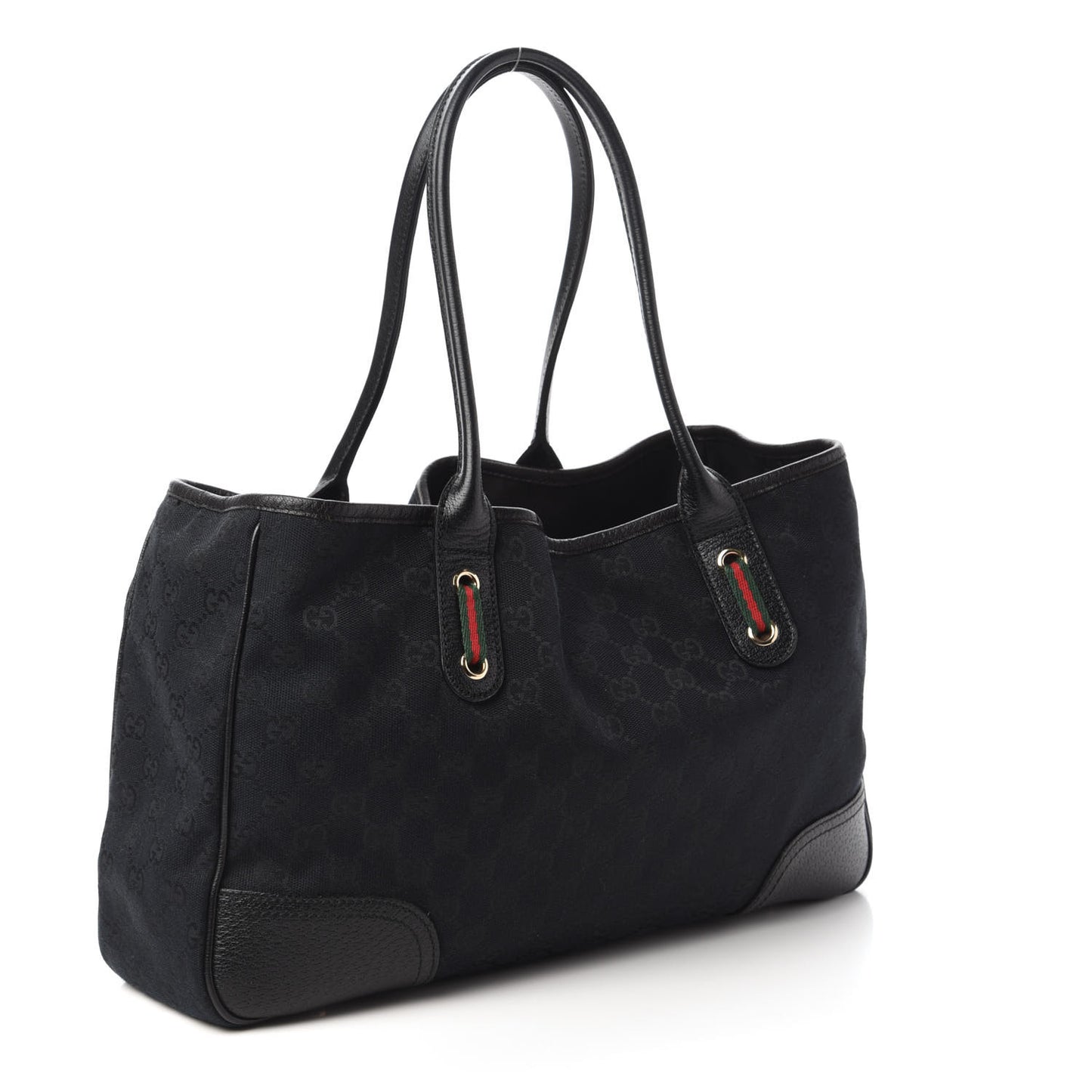 Monogram Medium Princy Tote Black