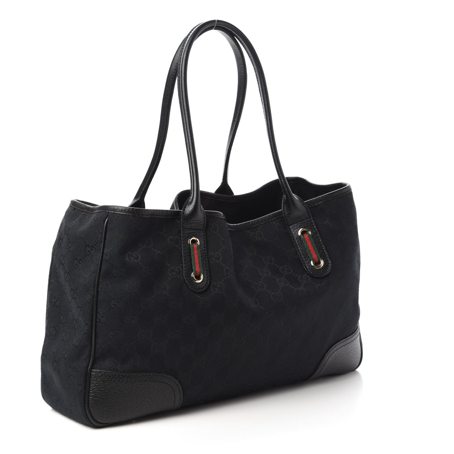 Gucci Monogram Medium Princy Tote Black 3 of 10