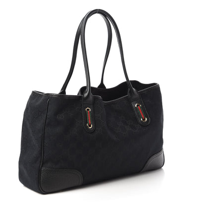 Gucci Monogram Medium Princy Tote Black 3 of 10