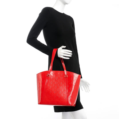 Louis Vuitton Vernis Avalon MM Rouge Grenadine 2 of 7