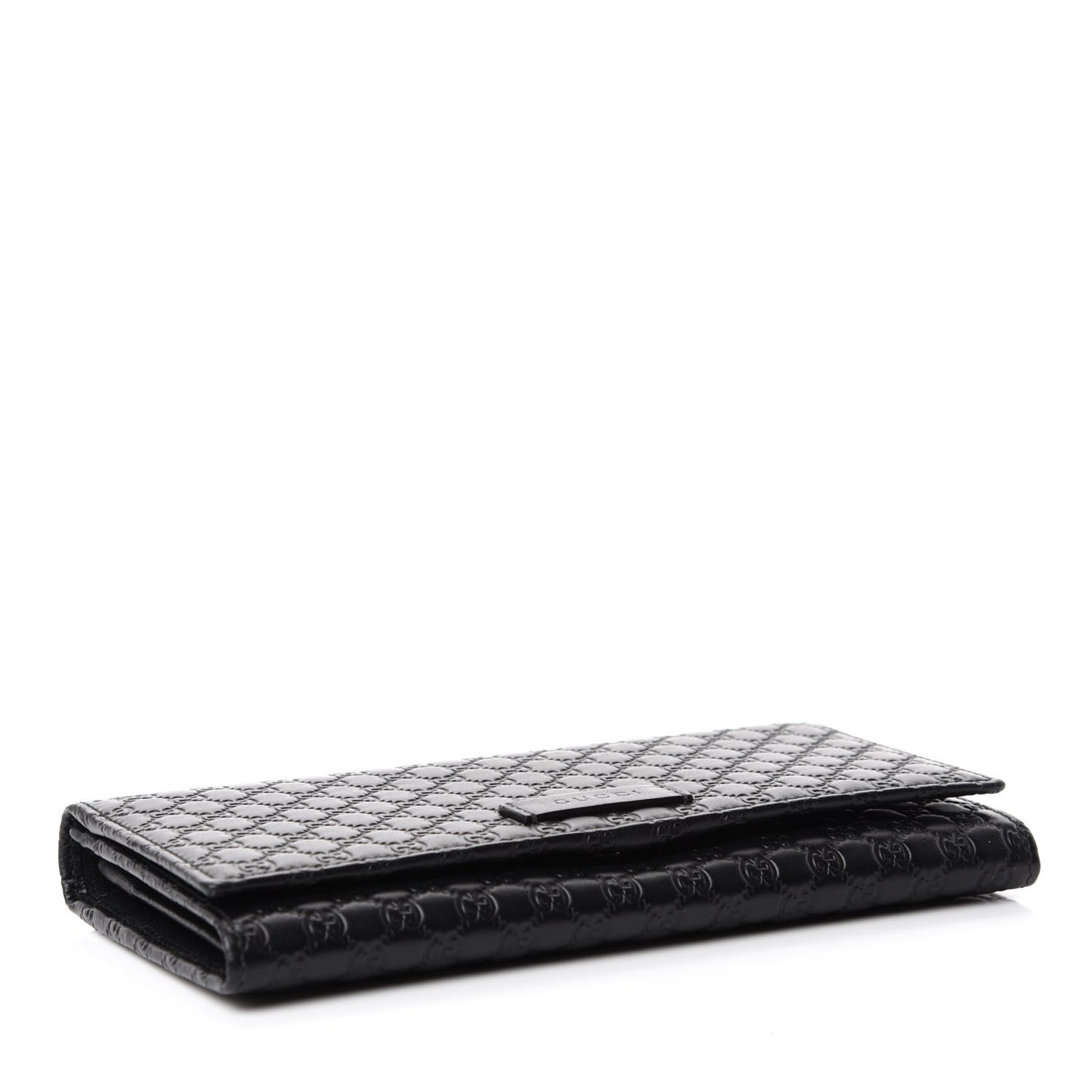 Soft Microguccissima Continental Wallet Black