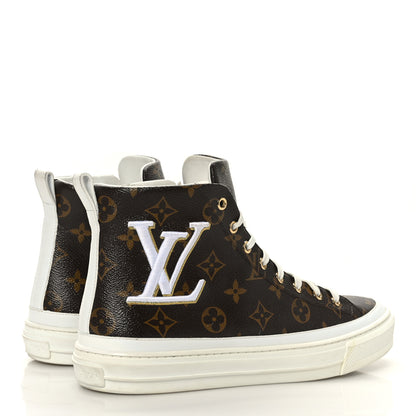 Louis Vuitton Patent Monogram Stellar Sneaker Boots 42 4 of 7