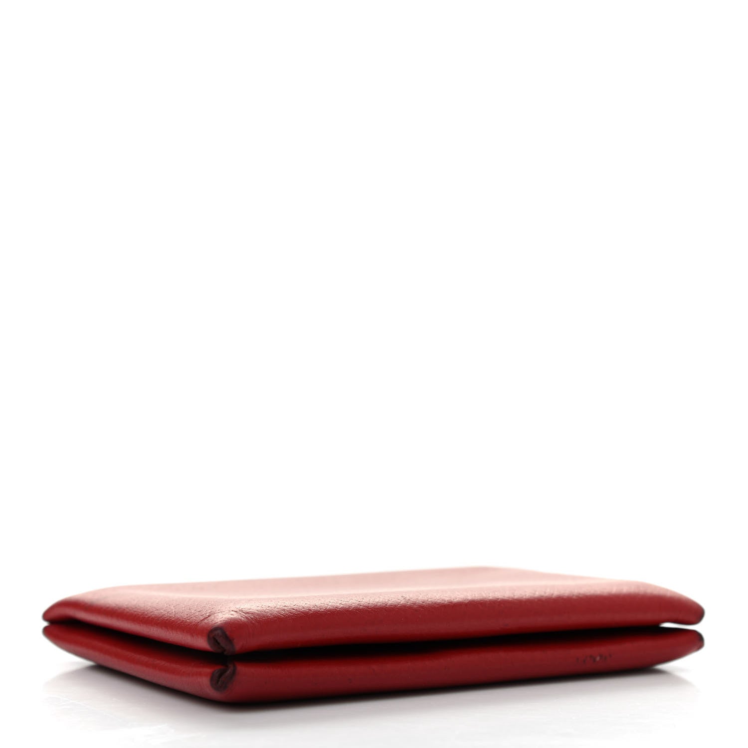 Hermes Epsom Calvi Card Case Rouge Garance 4 of 13
