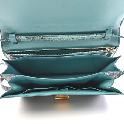 Celine Lizard Medium Classic Box Flap Bag Antarctic 5 of 8