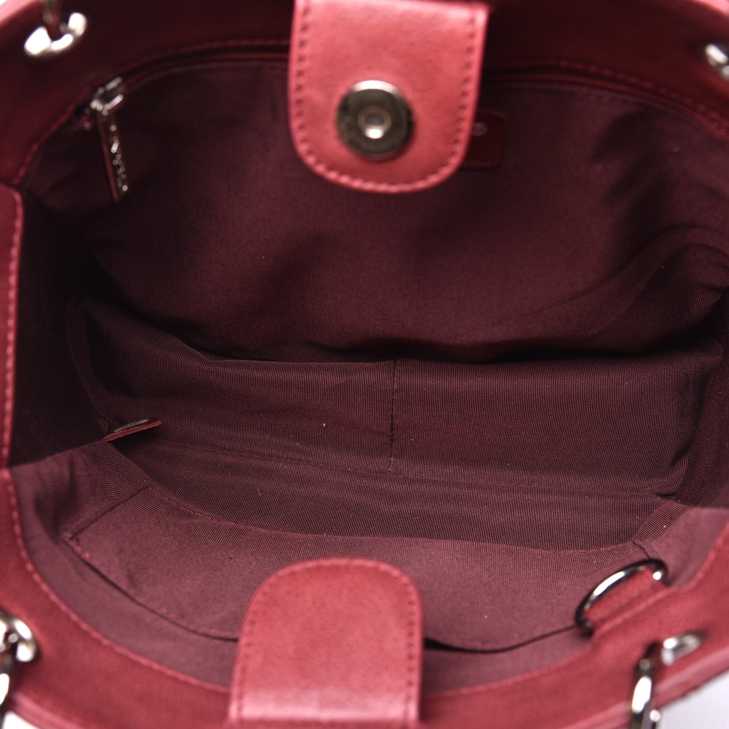 Caviar Quilted Petit Shopping Tote PST Bordeaux