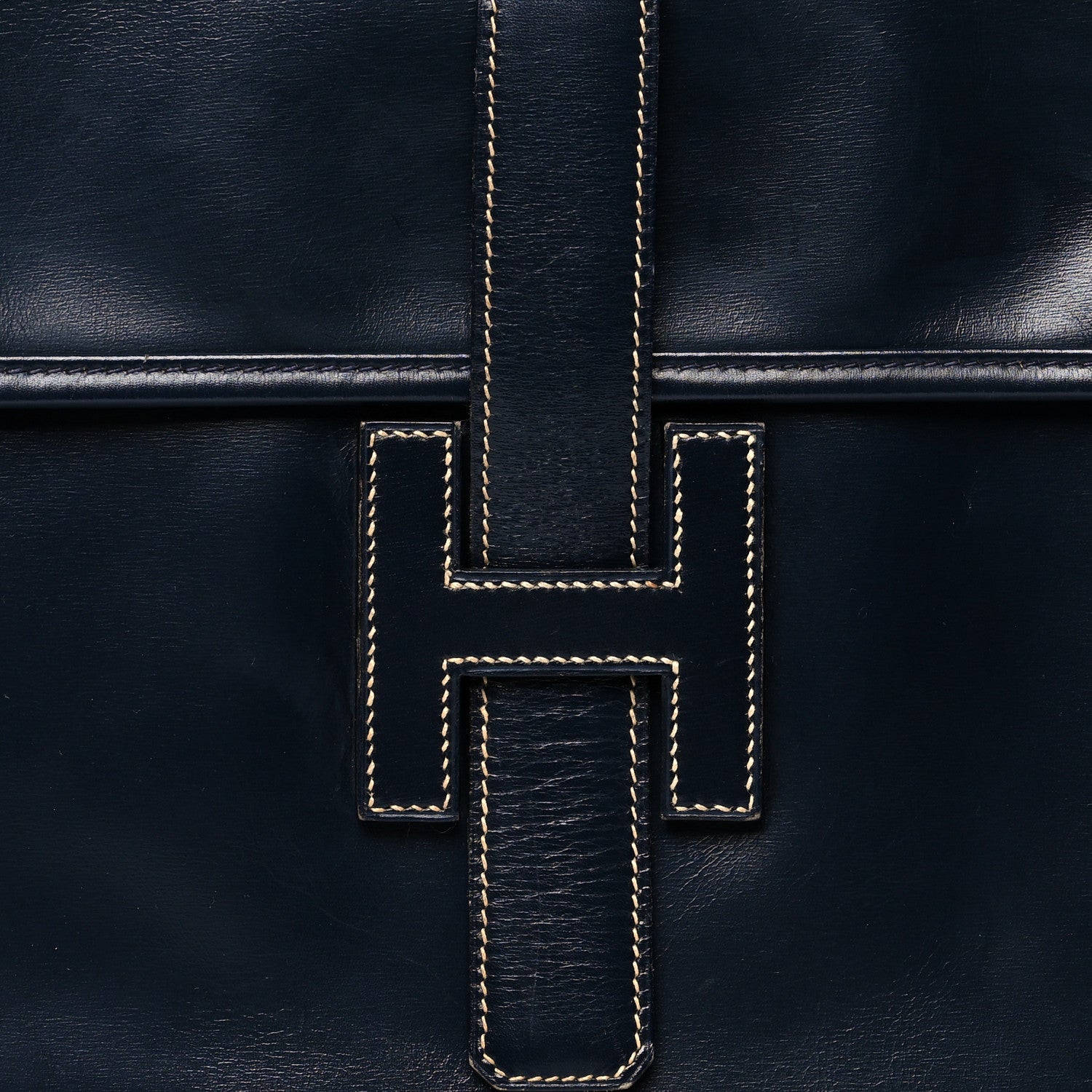 Hermes Box Jige PM Clutch Indigo 7 of 9