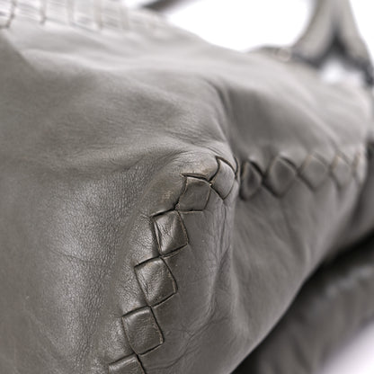 Bottega Veneta Calfskin Intrecciato Large Leggero Tote Kaki Fondente 11 of 43