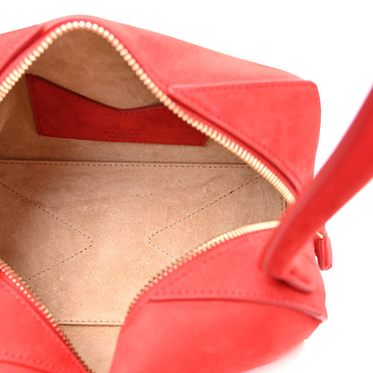 Alaia Suede Mini Le Bouledogue Bag Red 5 of 13