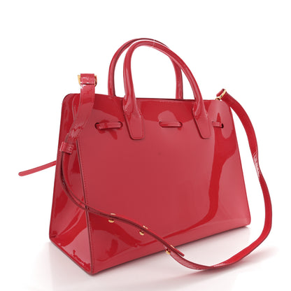 Mansur Gavriel Patent Sun Bag Flamma 3 of 10