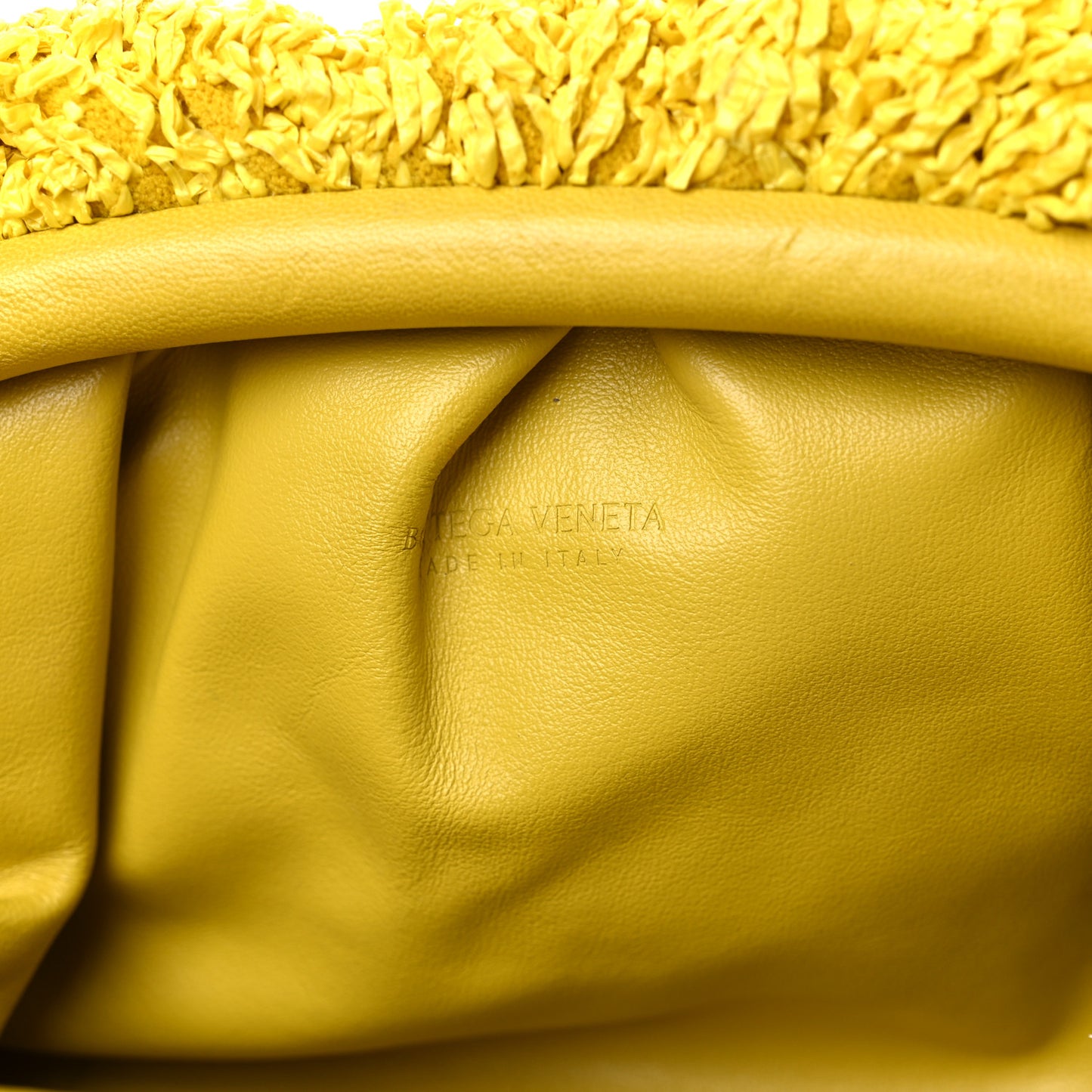 Boucle Curly Raffia The Mini Pouch Mirabelle