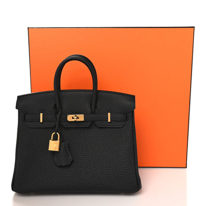 Hermes Togo Birkin 25 Black 13 of 13