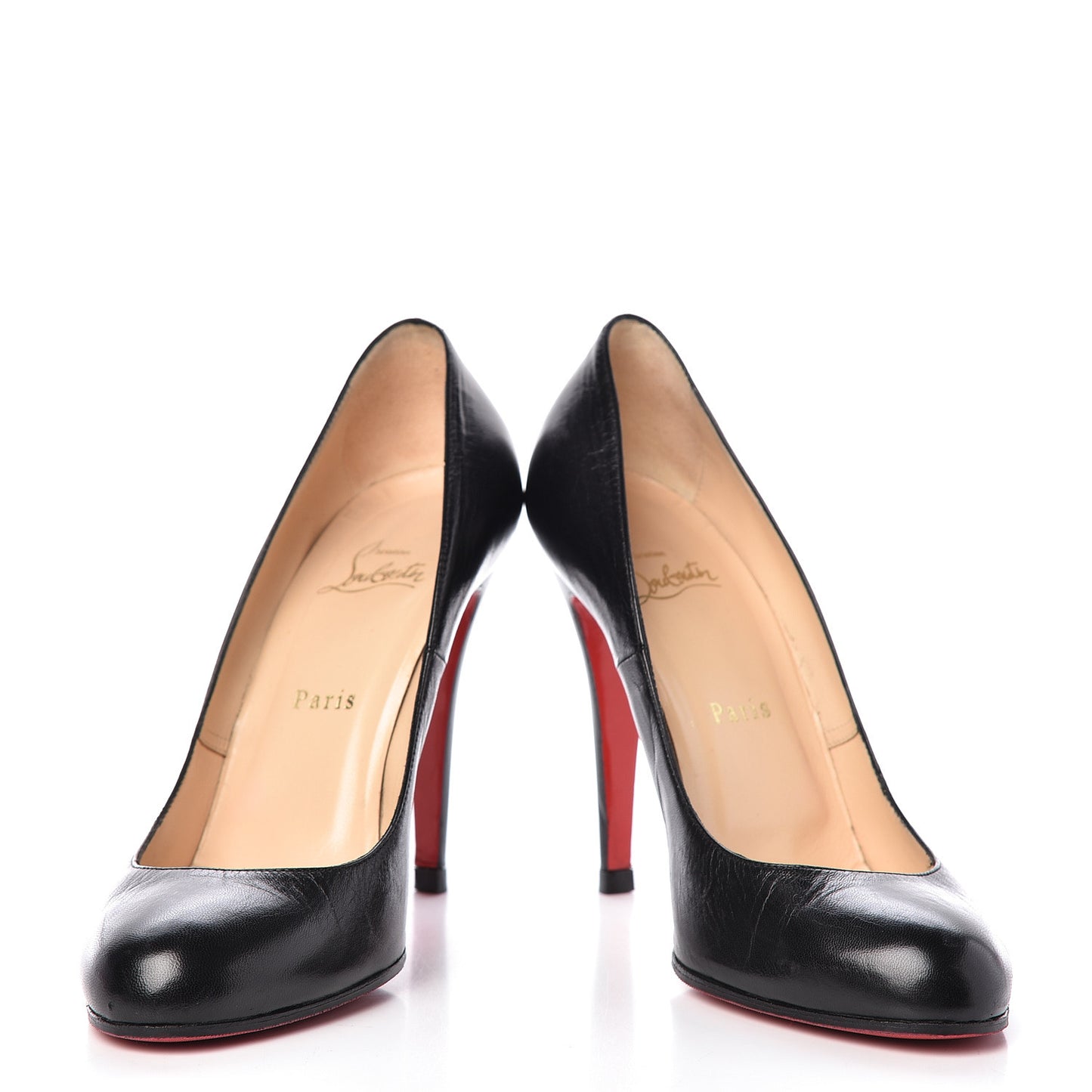 Shiny Nappa Simple 100 Pumps 40 Black