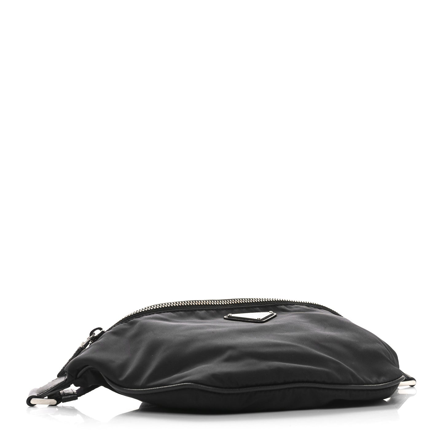 Tessuto Re-Nylon Saffiano Belt Bag Black