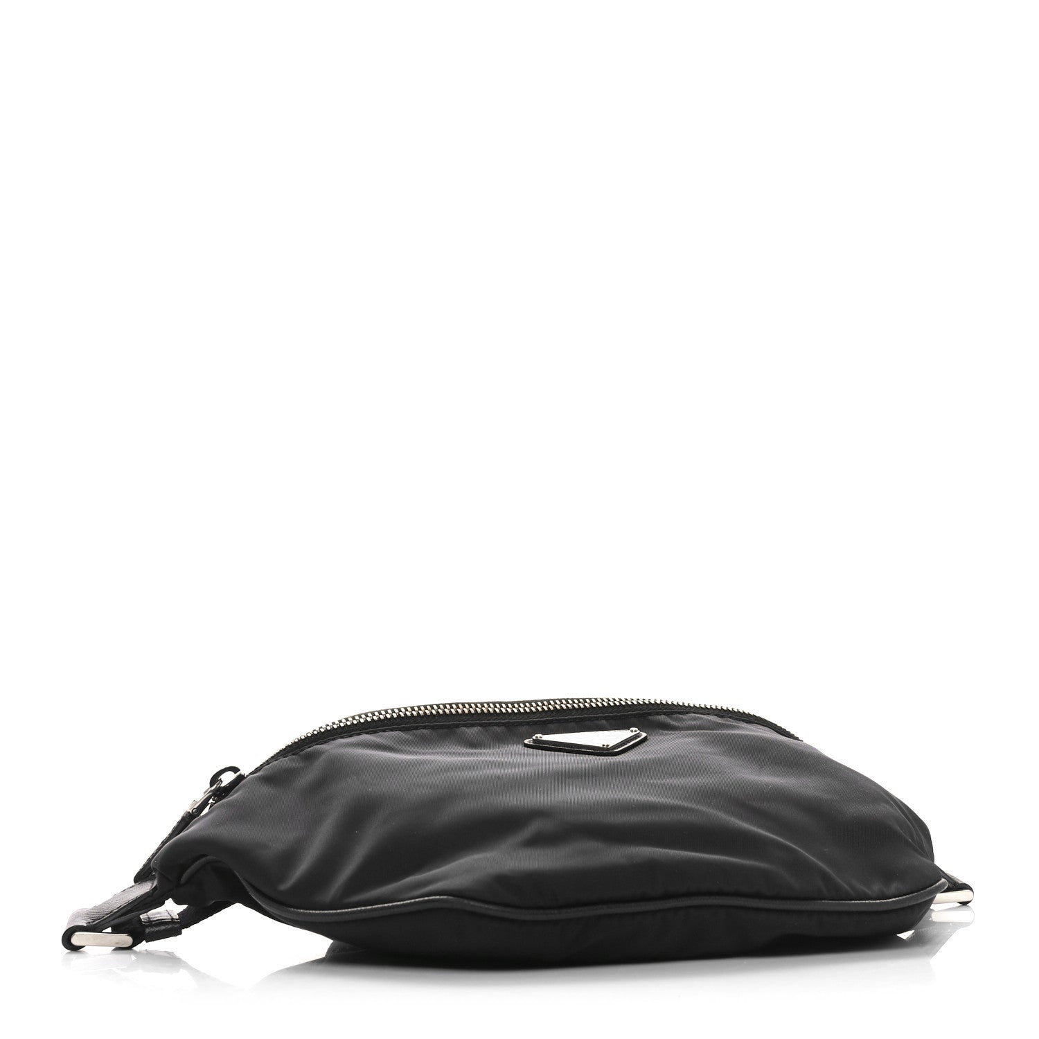 Prada Tessuto Re-Nylon Saffiano Belt Bag Black 4 of 9