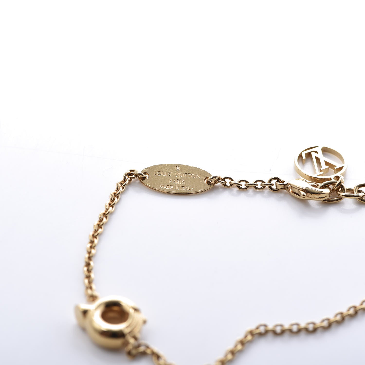 Louis Vuitton LV And Me Letter Q Bracelet Gold 4 of 4