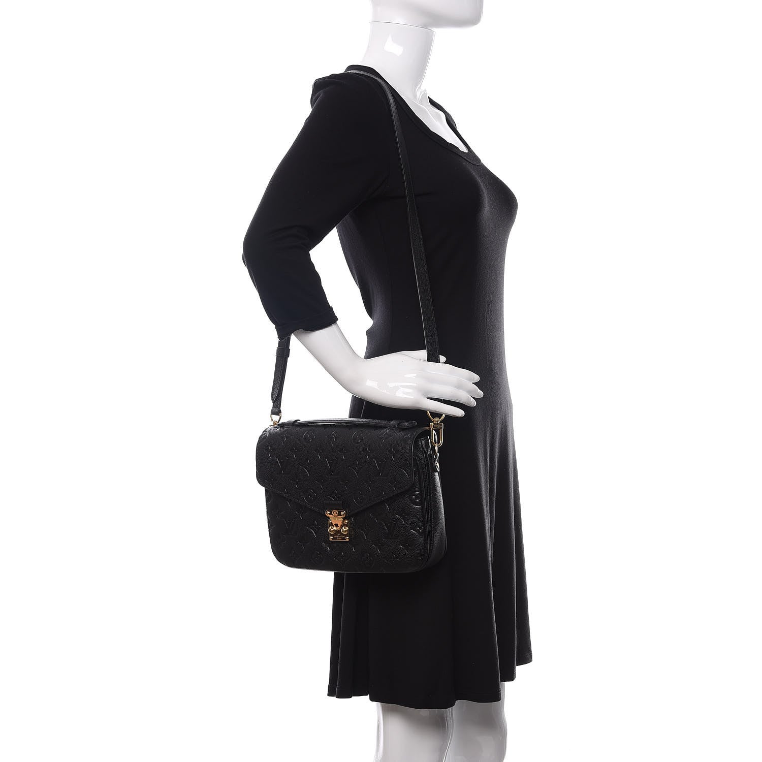 Louis Vuitton Empreinte Pochette Metis Black 2 of 9