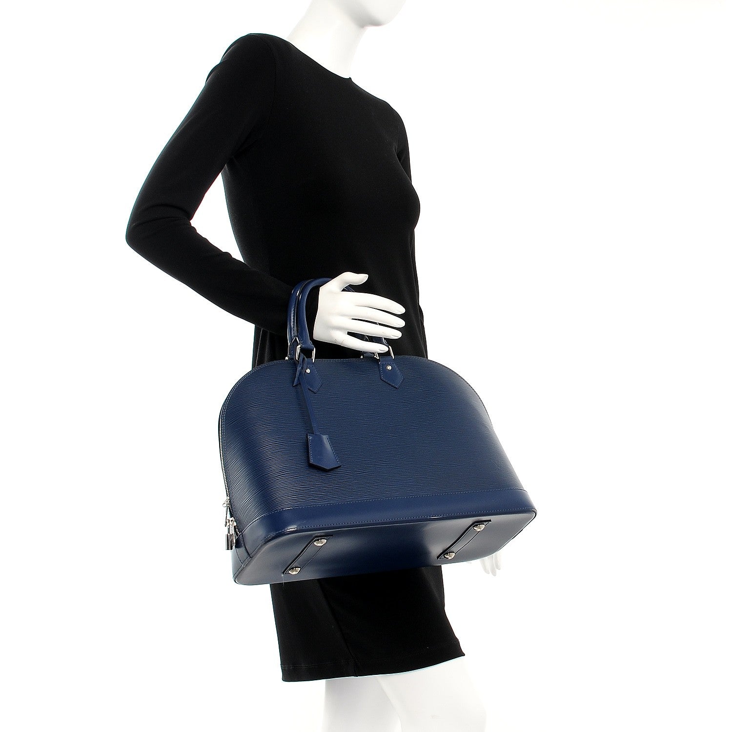 Louis Vuitton Epi Alma GM Indigo 2 of 14