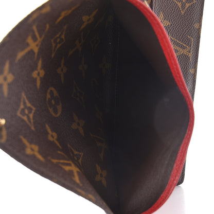 Louis Vuitton Monogram Josephine Wallet Red 8 of 10