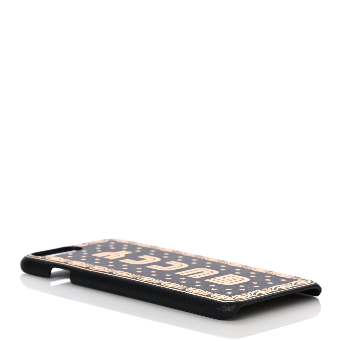 X SEGA Calfskin iPhone 7/8 Plus Case Black