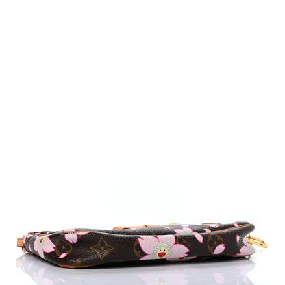 Louis Vuitton Monogram Cherry Blossom Pochette Accessories Brown 4 of 7