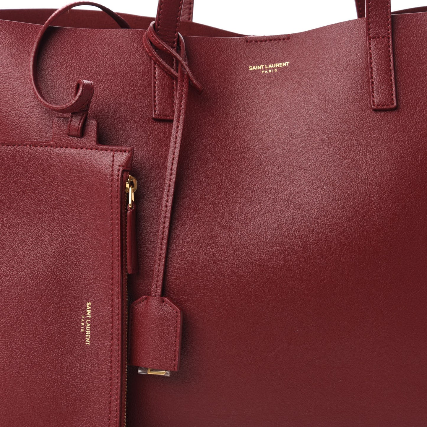 Calfskin Large Shopping Tote Rouge Legion