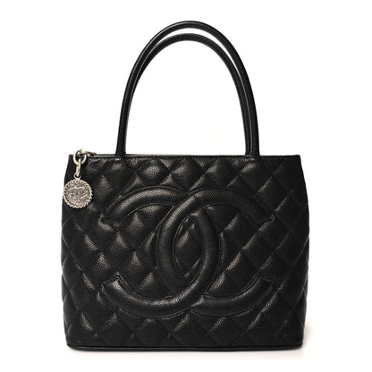 Chanel Caviar Quilted Medallion Tote Black 1 of 10