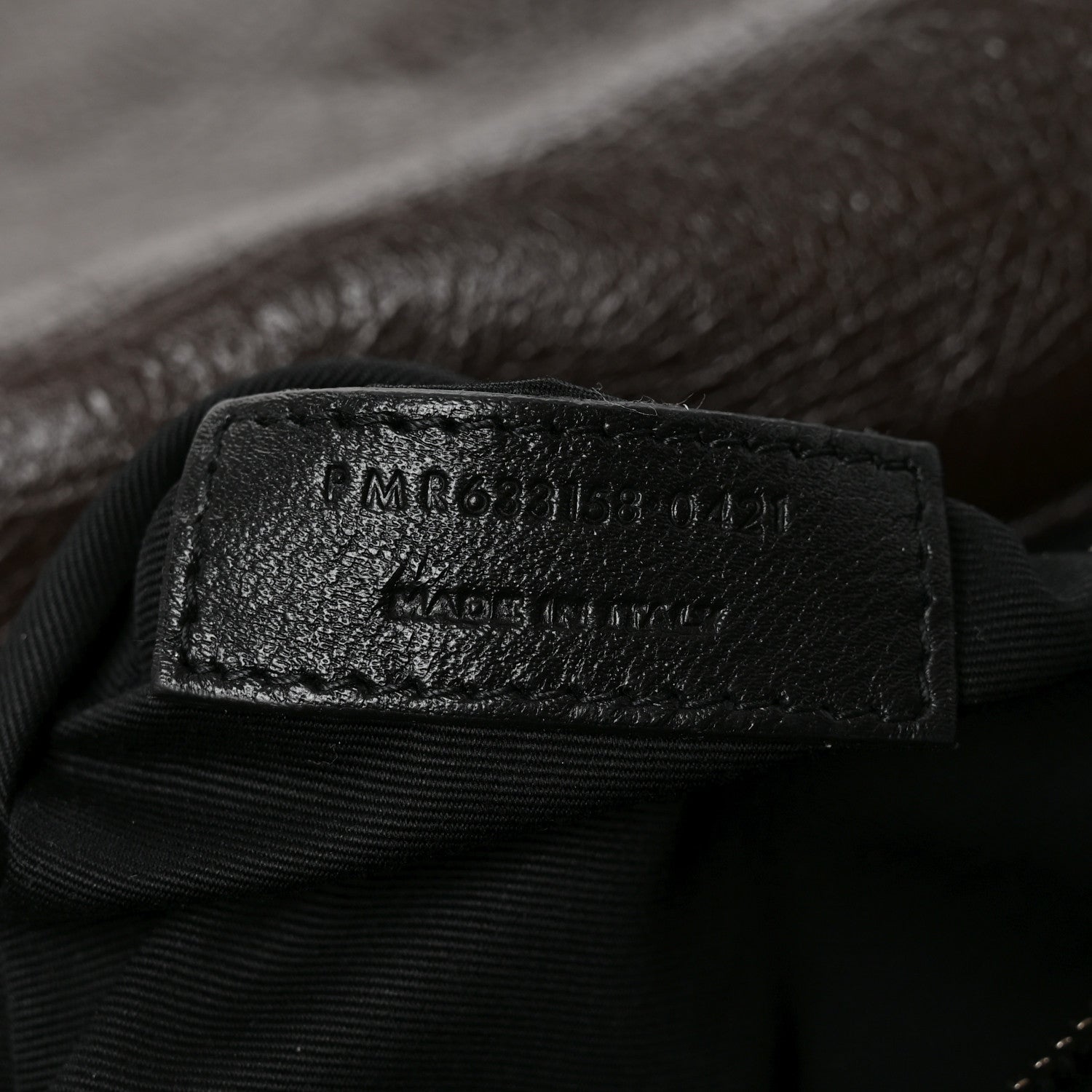 Saint Laurent Crinkled Calfskin Matelasse Monogram Medium Niki Chain Satchel Moka 7 of 10