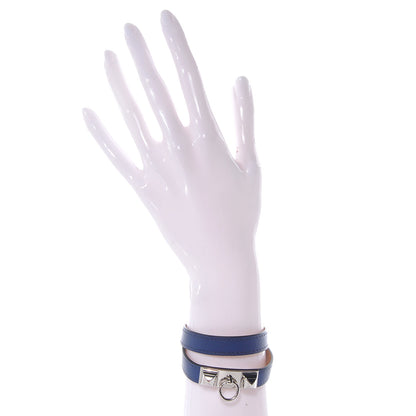 Hermes Swift Rivale Double Tour Bracelet Small Bleu Sapphire 2 of 6