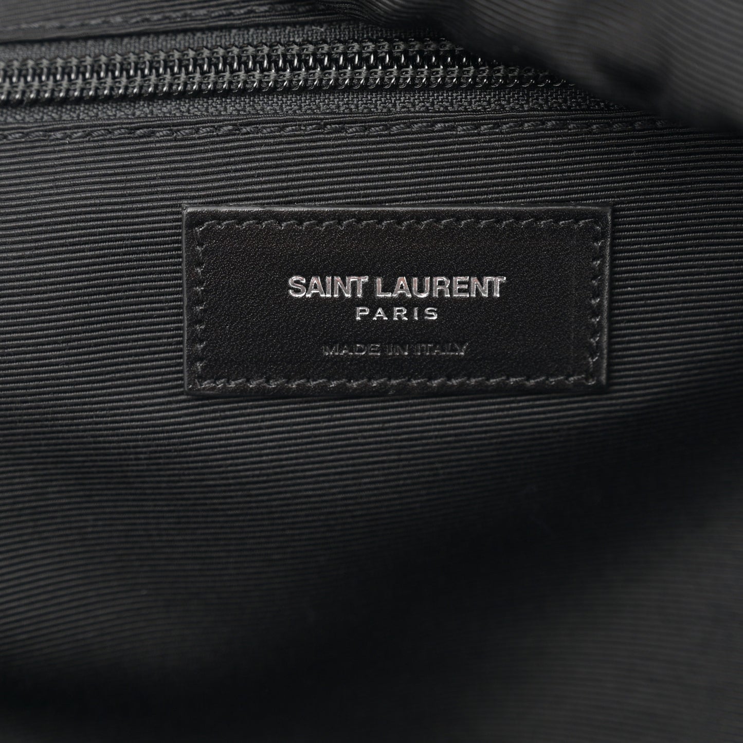 Calfskin Multi Zipper City Backpack Black