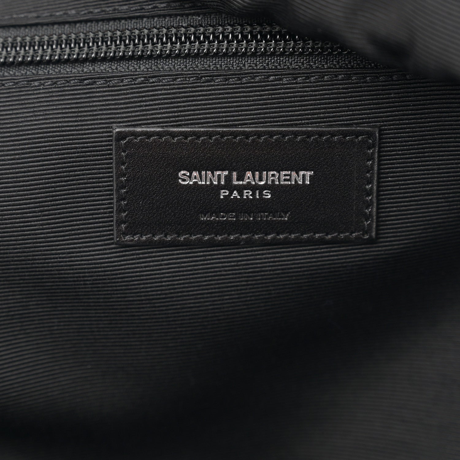 Saint Laurent Calfskin Multi Zipper City Backpack Black 6 of 10