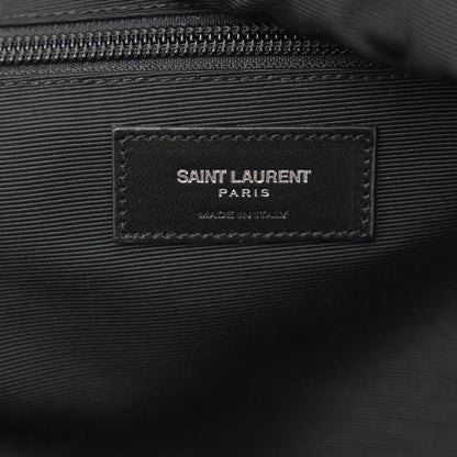 Saint Laurent Calfskin Multi Zipper City Backpack Black 6 of 10