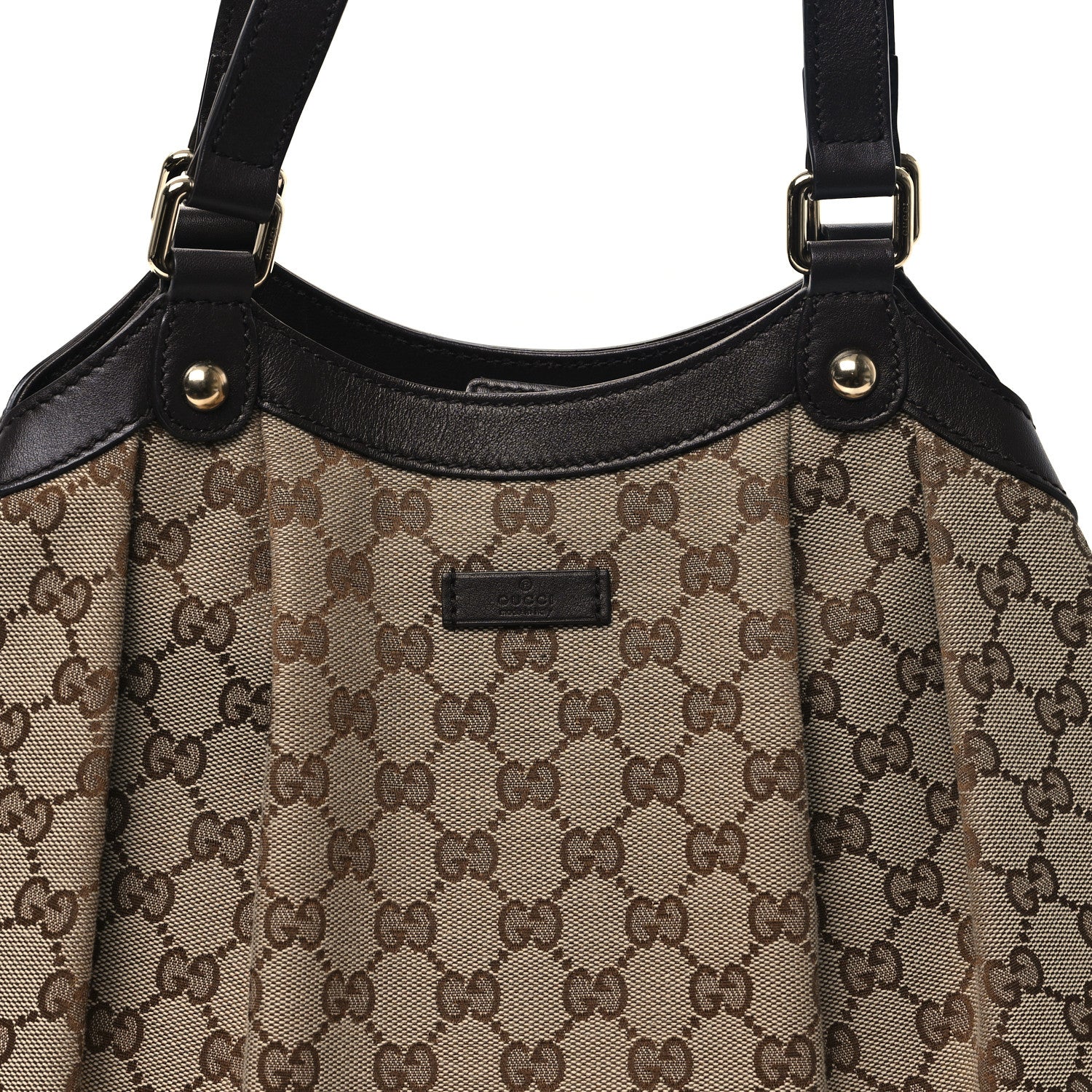 Gucci Monogram Shoulder Bag Dark Brown 8 of 10