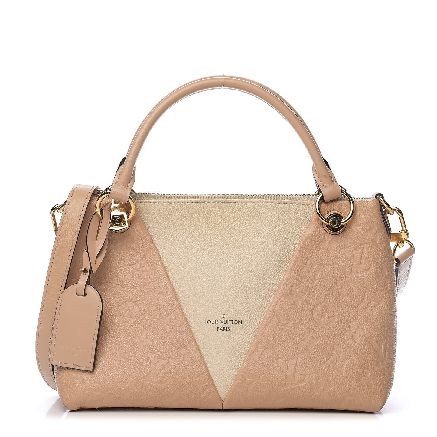 Empreinte V Tote BB Beige Rose Creme