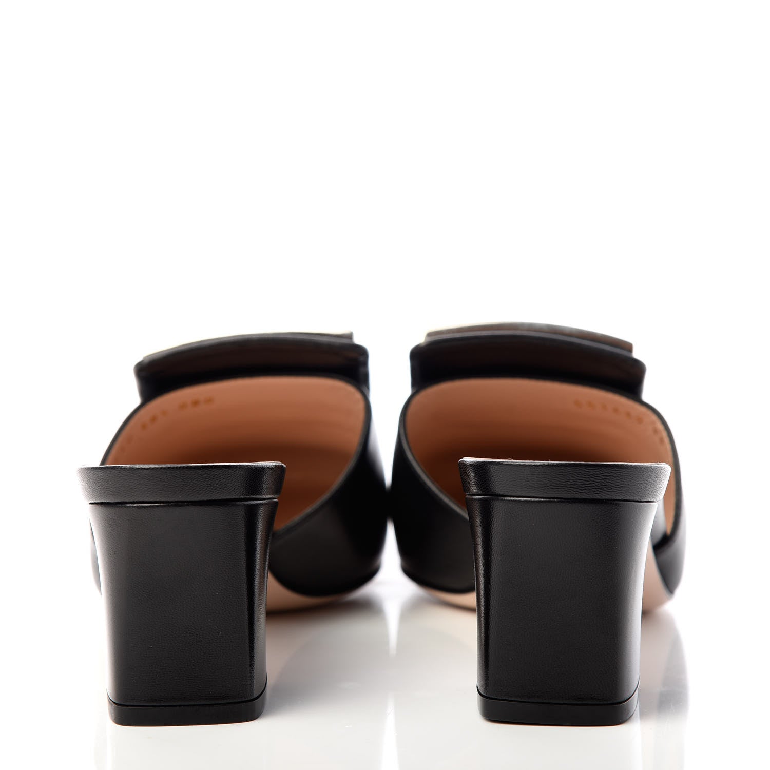 Gucci Malaga Kid Crystal Square G Madelyn Mules 38.5 Black 7 of 11