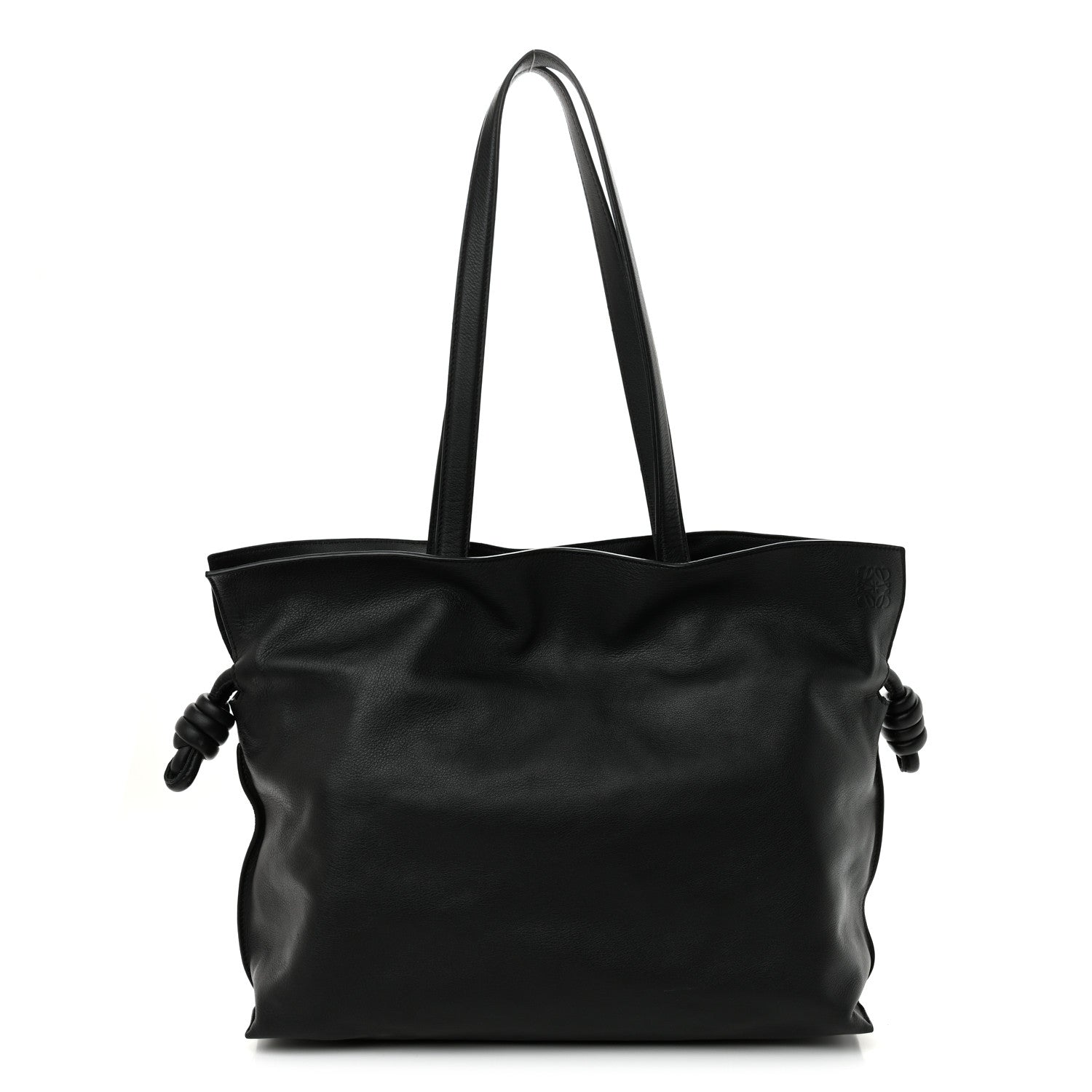 Loewe Calfskin Flamenco Knot XL Shoulder Bag Black 1 of 14