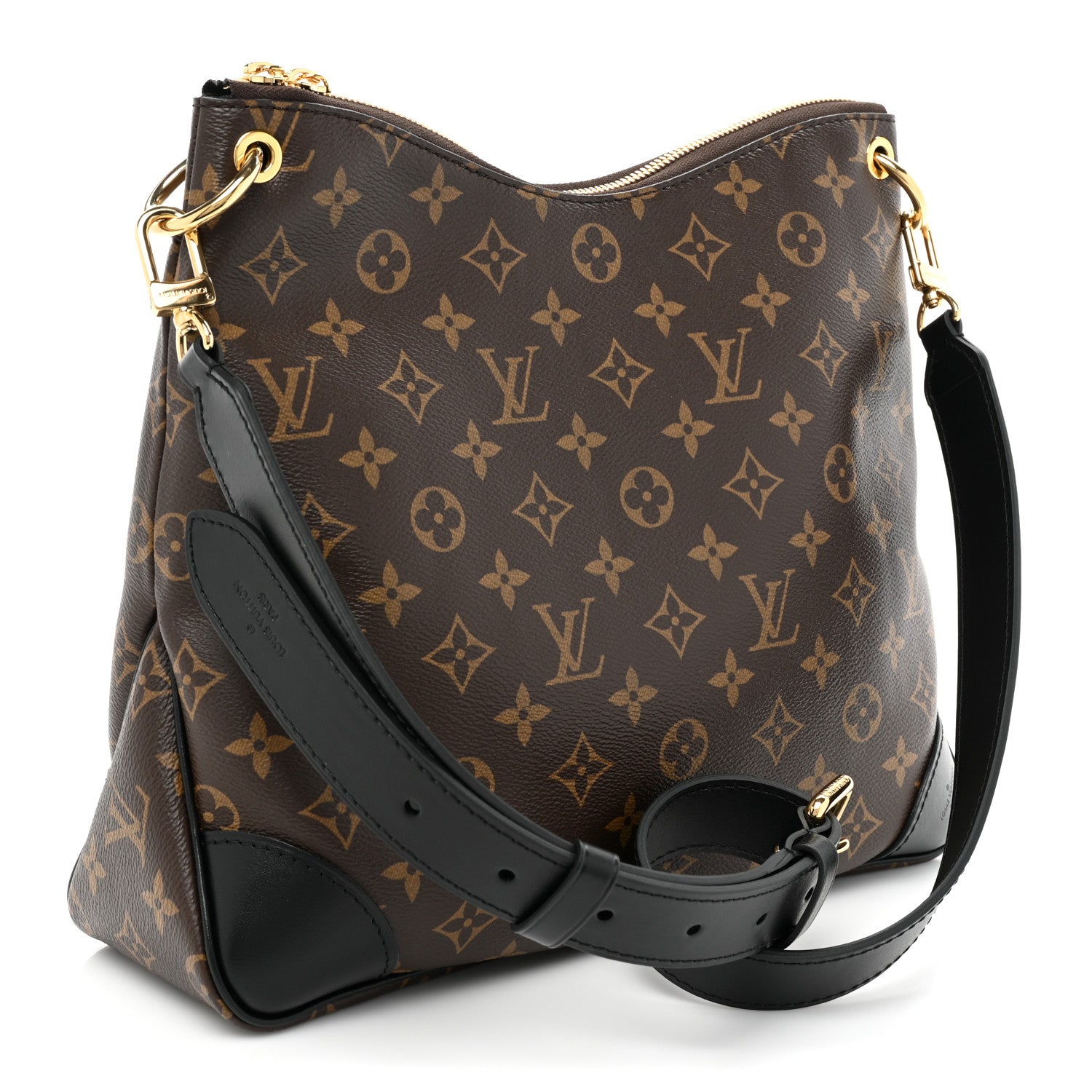 Louis Vuitton Monogram Odeon MM Black 3 of 10
