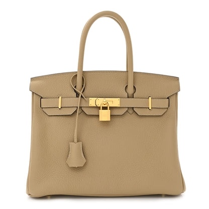 Hermes Taurillon Clemence Birkin 30 Trench 1 of 11