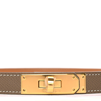 Hermes Epsom Kelly Belt Etoupe 2 of 4