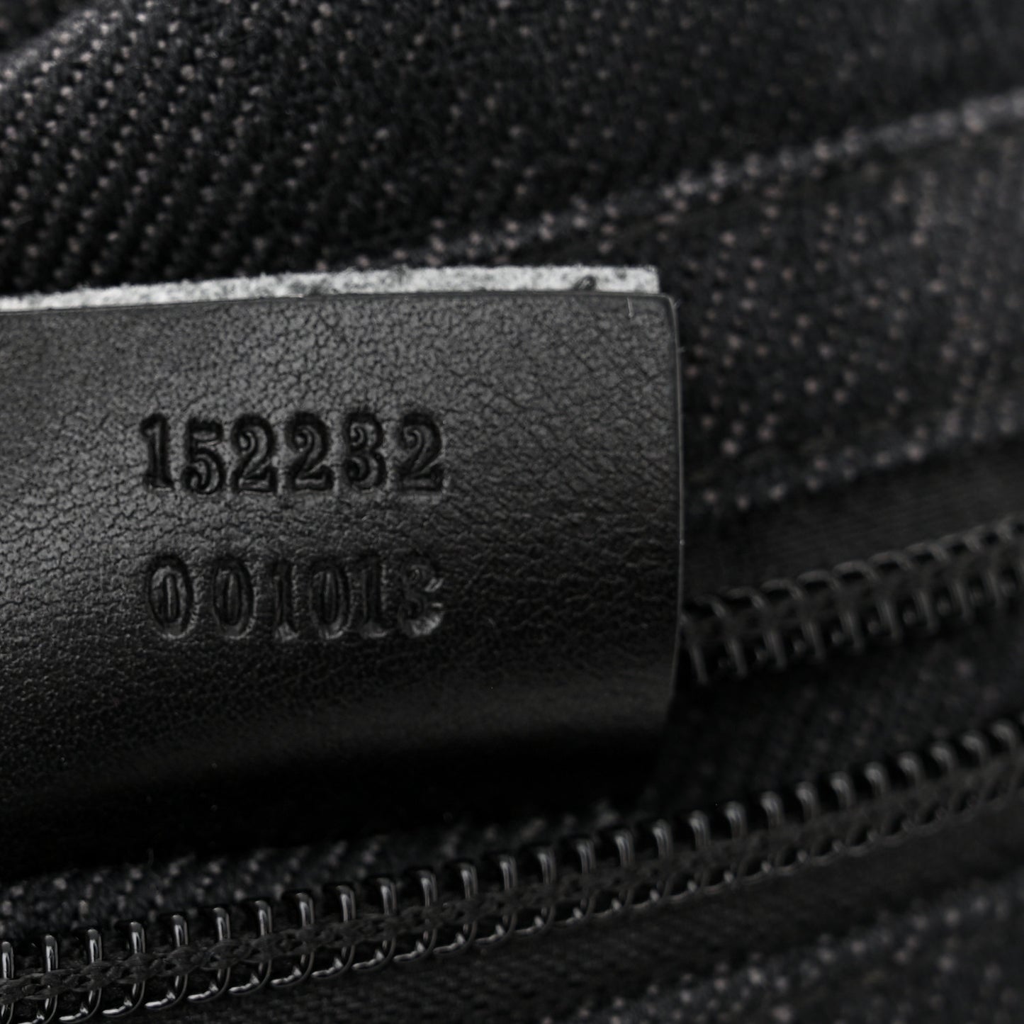 Denim Monogram Large Collapsible Travel Tote Black