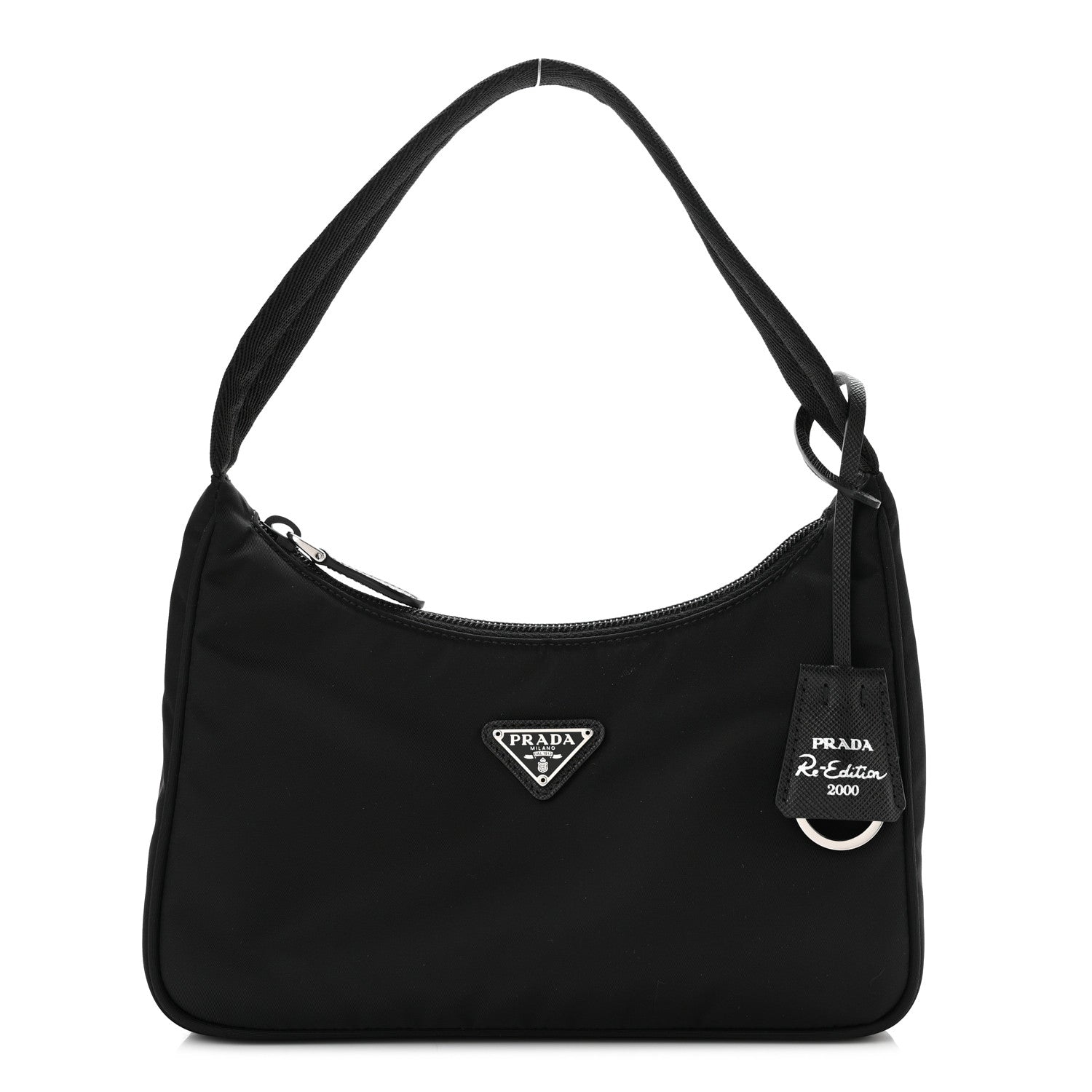 Prada Tessuto Nylon Mini Re-Edition 2000 Bag Black 1 of 12