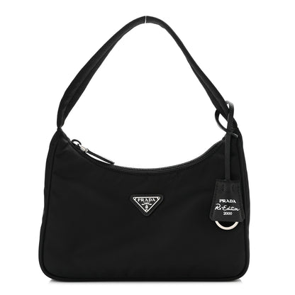 Prada Tessuto Nylon Mini Re-Edition 2000 Bag Black 1 of 12