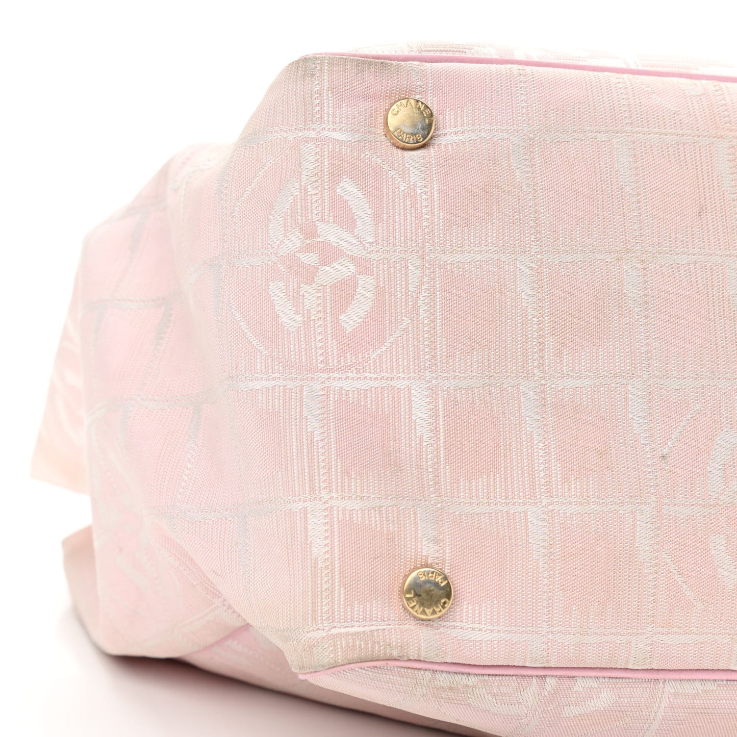Nylon Medium Travel Tote Pink