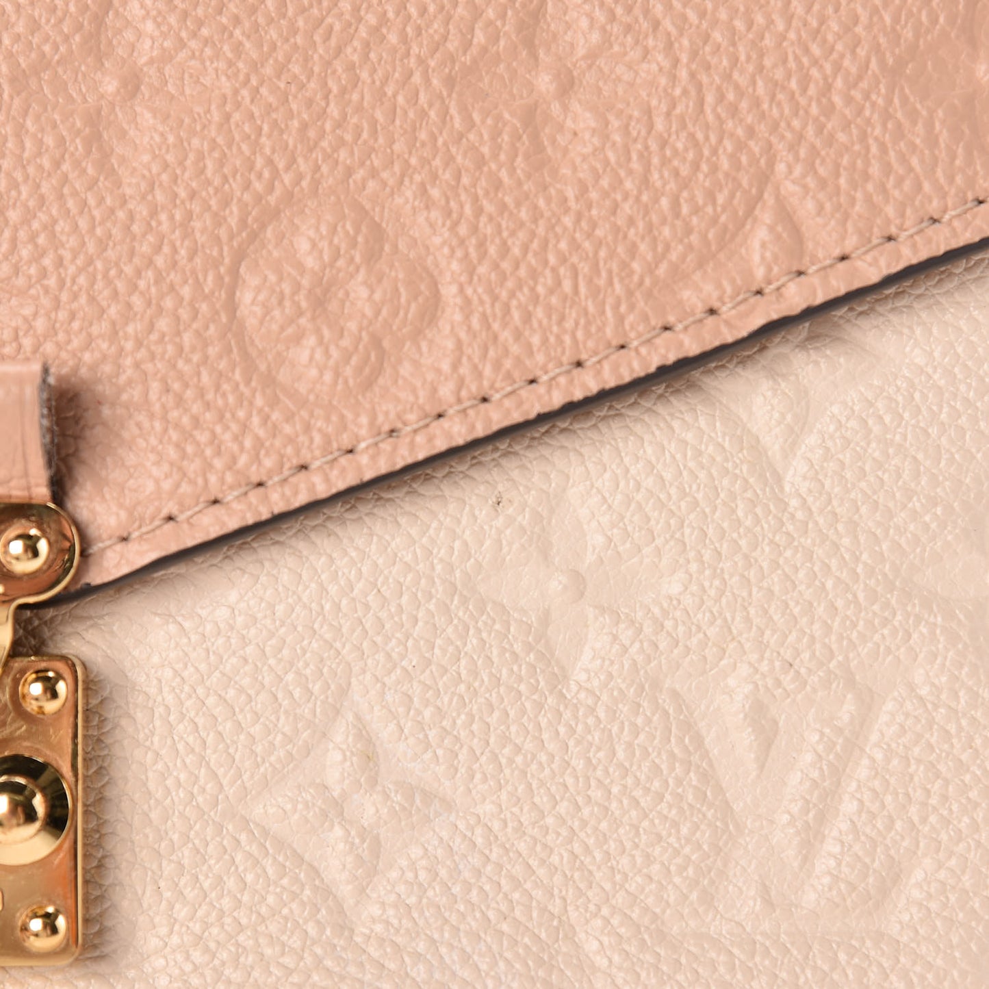 Empreinte Pochette Metis Beige Rose Creme
