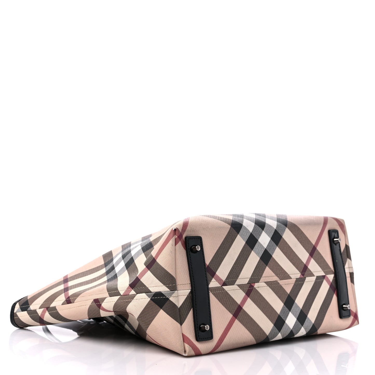 Supernova Check Large Nickie Tote Black